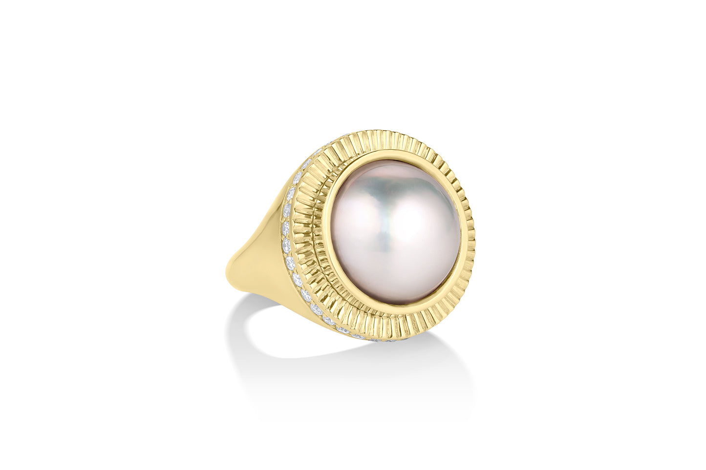 Sunbeam Pearl Ring