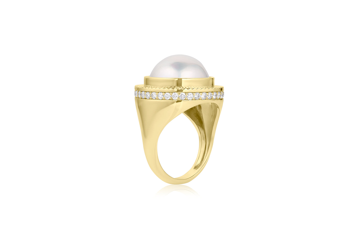 Sunbeam Pearl Ring