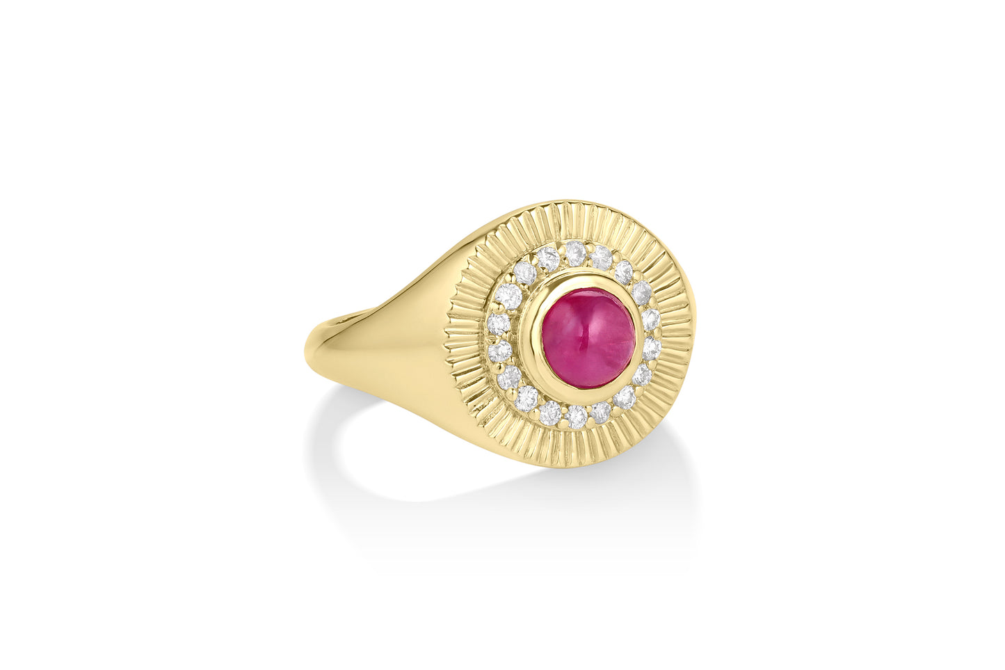 Round Sunbeam Ring