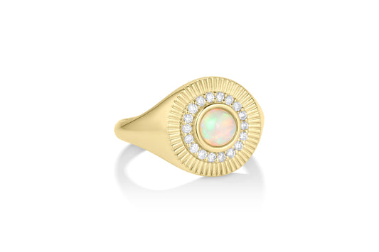 Round Sunbeam Ring