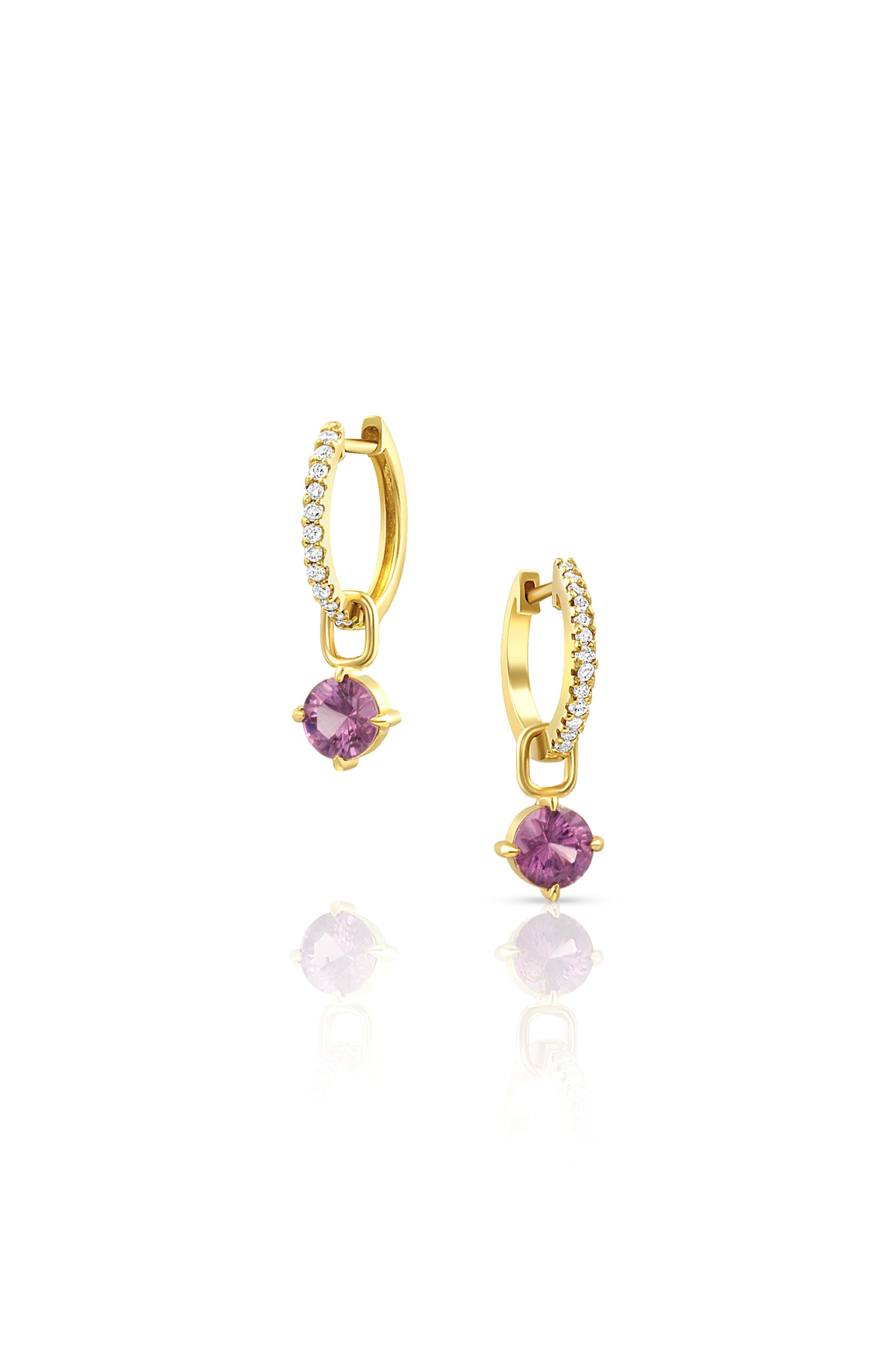 Gemfetti mini hoop earring