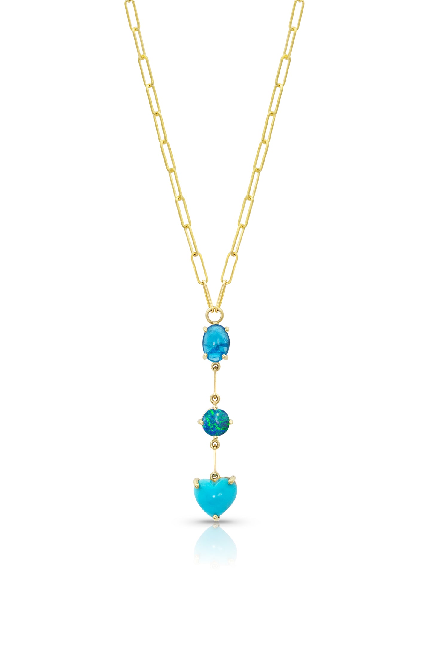 3 Stone Gemfetti Necklace