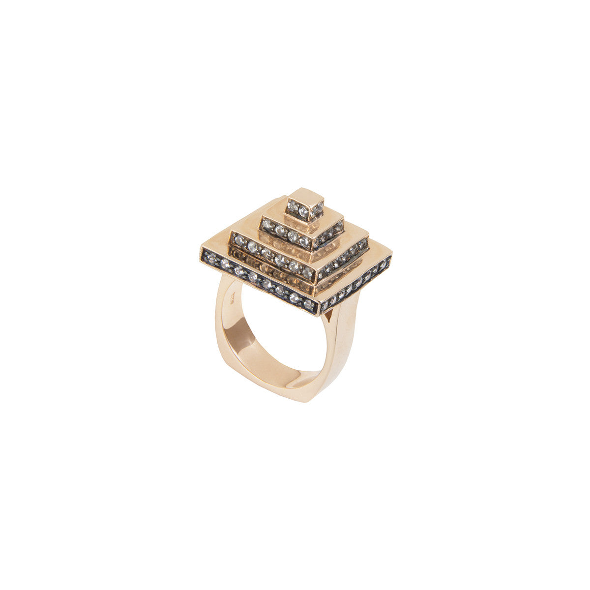 Square Pyramid Ring