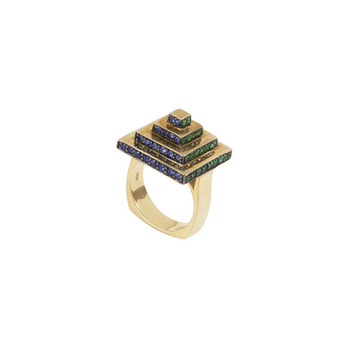 Square Pyramid Ring